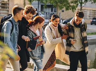 Adolescents qui s’amusent