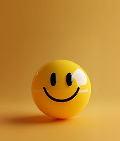 Smiley jaune brillant