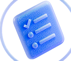 Blue Checklist Icon
