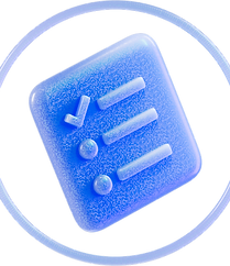 Blue Checklist Icon