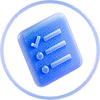 Blue Checklist Icon