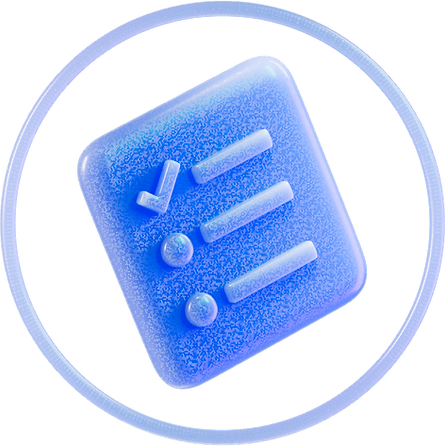 Blue Checklist Icon