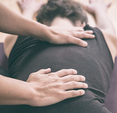 Person Receiving Back Massage