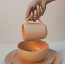 Orange Dish Set