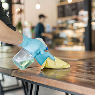 High-touch surface cleaning in commercial common areas