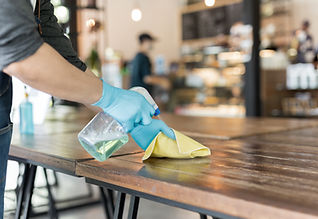 Cleaning Table Surface
