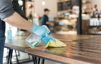 Cleaning Table Surface