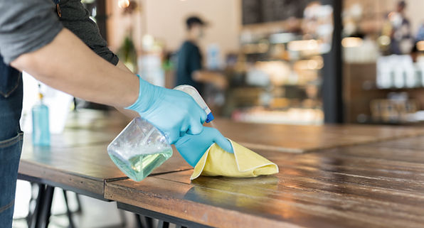 Cleaning Table Surface