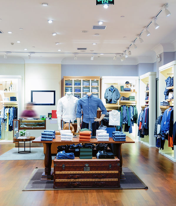 Loja de roupas modernas