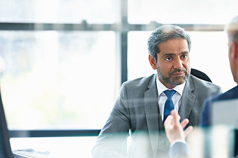 Two Men at a Meeting
