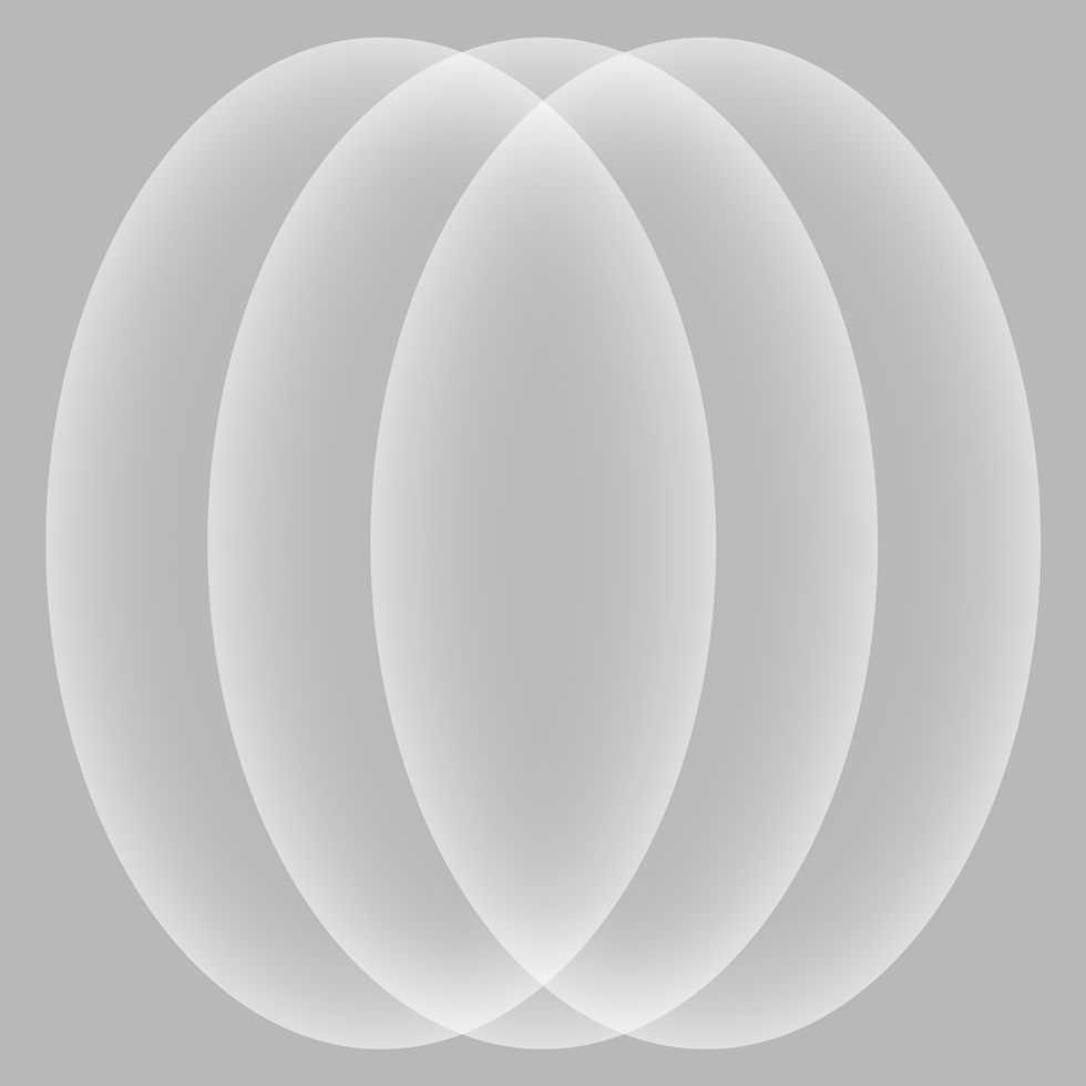 Abstract Overlapping Ovals