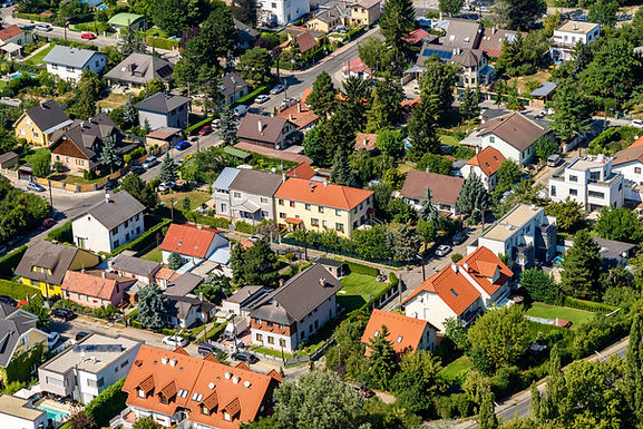 In the suburbs