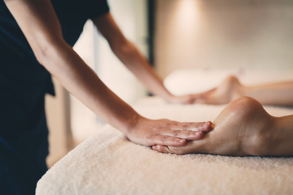 Terapia de massagem nos pés
