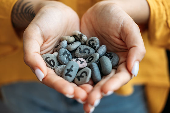 Pierres numérotées