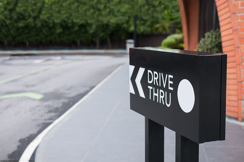 Drive Thru Sign