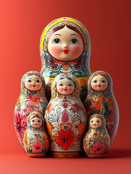 Colorful Nesting Dolls