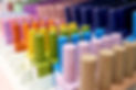 Botellas de esmalte de uñas
