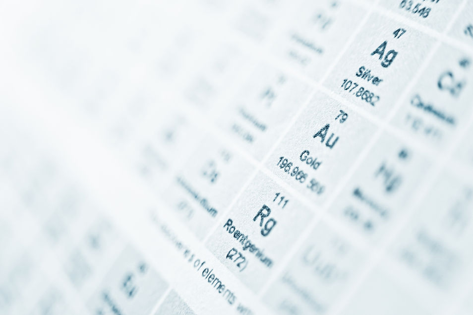 Periodic Table Closeup