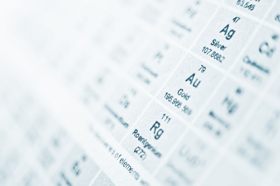 Periodic Table Closeup