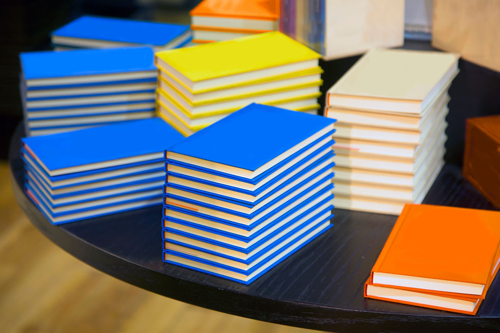 Stacked Colorful Books