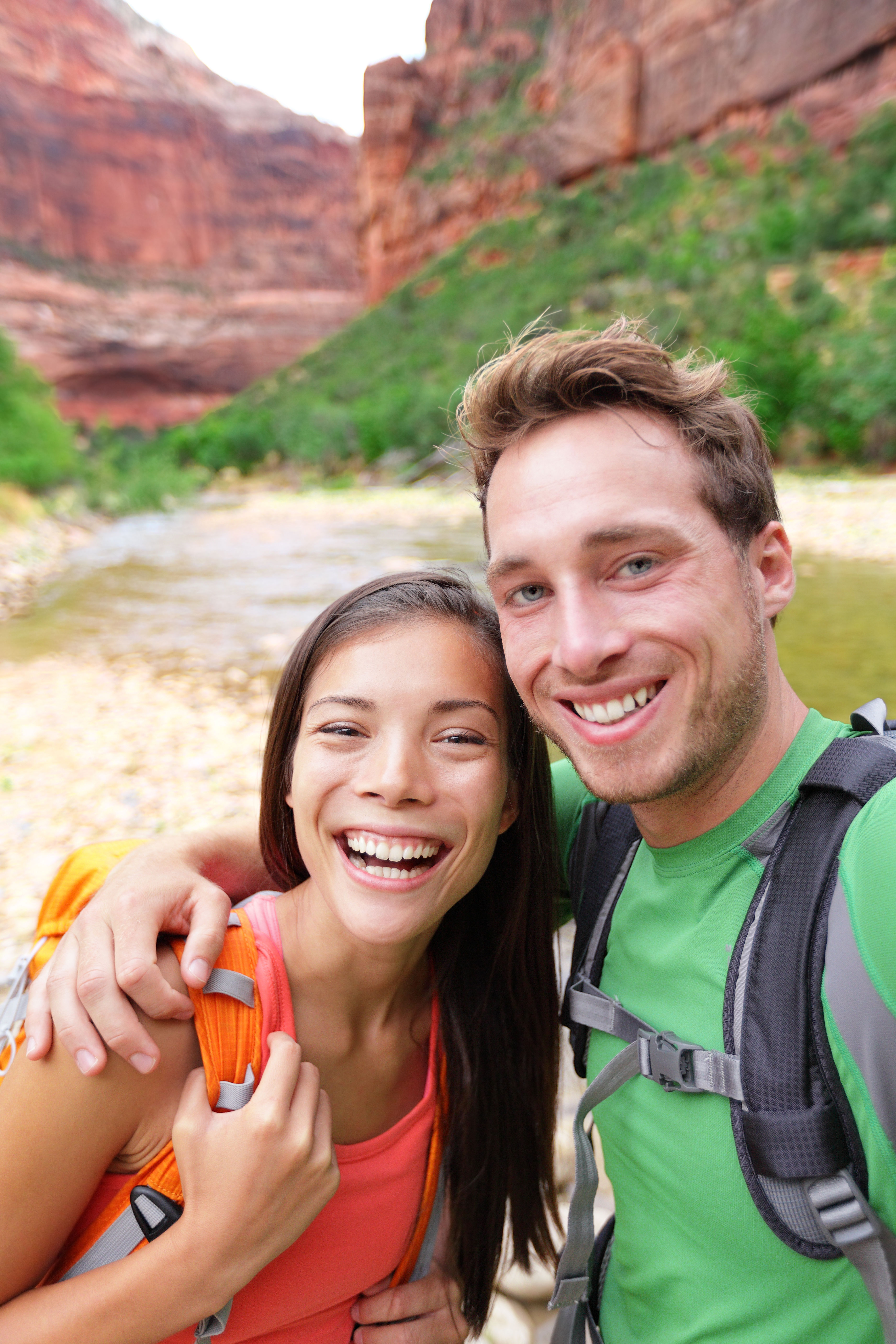 Happy Hiking Couple