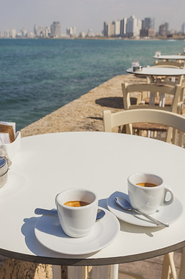 Seaside Coffee Setup