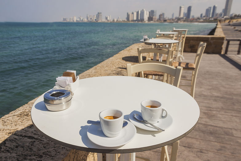 Seaside Coffee Setup