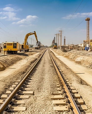 Construcción de vÃas férreas