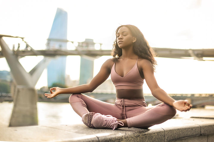 Meditating Outdoors