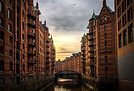 Sonnenuntergang im Hamburg