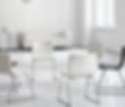 Empty chairs in a minimalist therapy room
