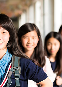 Smiling School Students