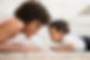 Mother and Baby on Floor