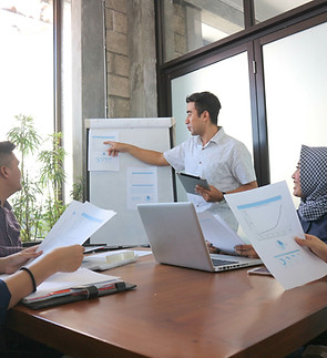 Lead presentations during meetings
