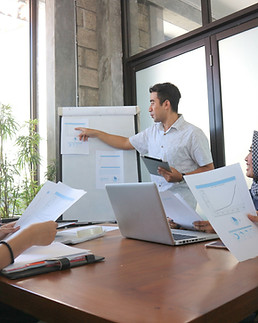 Lead presentations during meetings