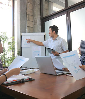 Lead presentations during meetings