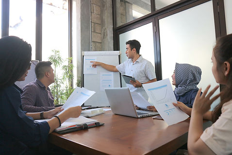 Lead presentations during meetings