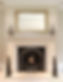 Fireplace with cast iron insert