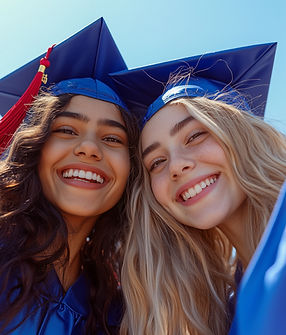Graduates Smiling Together