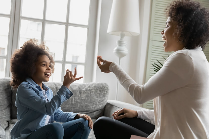 Happy Family Interaction