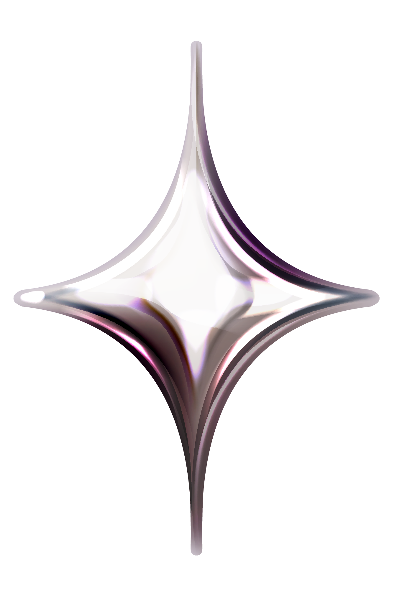 Iridescent Diamond Shape logo