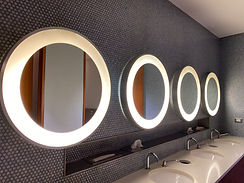 Restroom Sinks and Mirrors