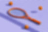 Tennis Racket and Ball