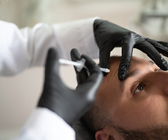 Botox-Injektionsverfahren