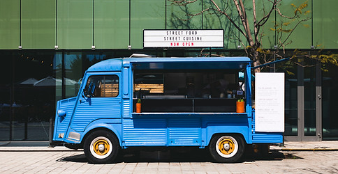 Blue Food Truck