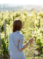 Woman at Vineyard