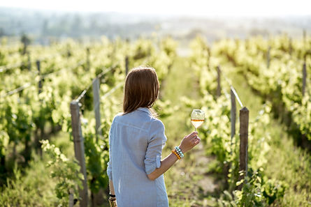 Woman at Vineyard