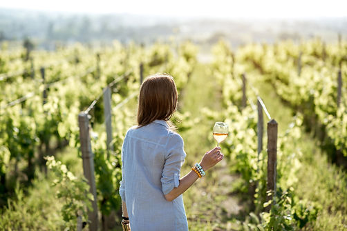 Woman at Vineyard