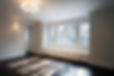 Interior of brand new bedroom of brand new luxury home