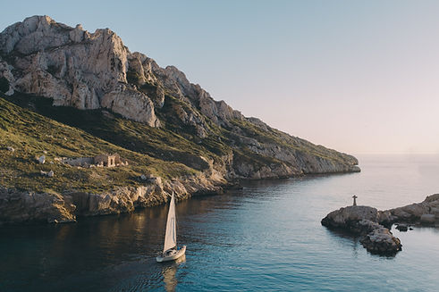 Balade en bateau sur la côte
